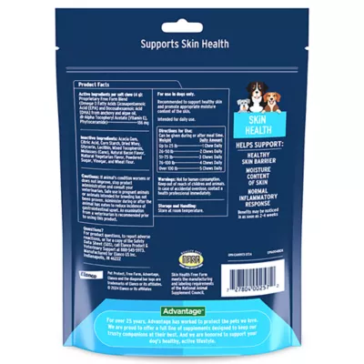 Product Pet Protect Skin Health Supplement for Dogs, Soft Chews, 60 Count