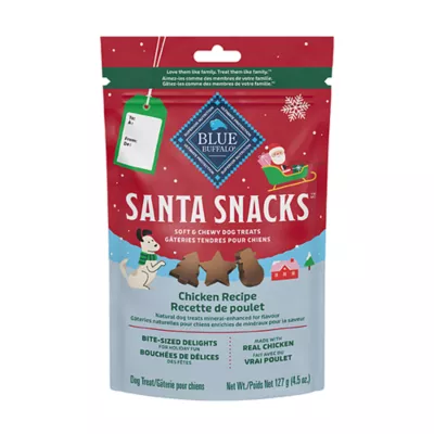 Product Blue Buffalo Santa Snacks Soft Dog Treats - Moist Chicken, 127g