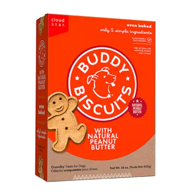 Product Buddy Biscuits All Life Stages Biscuit Dog Treats - Peanut Butter 16 oz