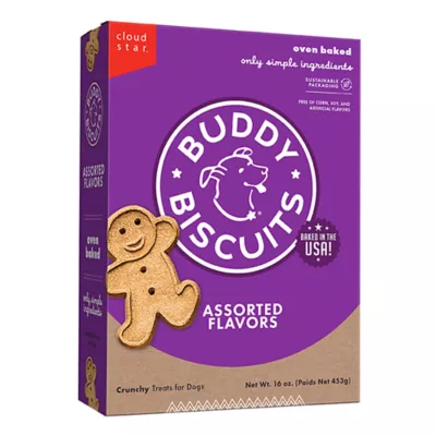 Product Buddy Biscuits All Life Stages Dog Biscuits - Assorted Flavors with Chicken, Beef, and Cheddar 16 oz