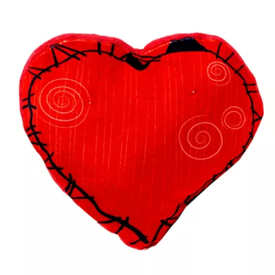 Product Buckle-Down NBC Jack & Sally Heart Plush Dog Toy