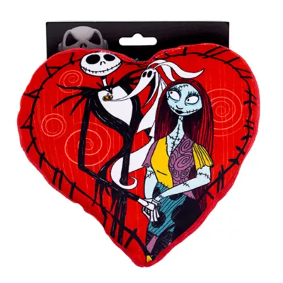 Product Buckle-Down NBC Jack & Sally Heart Plush Dog Toy