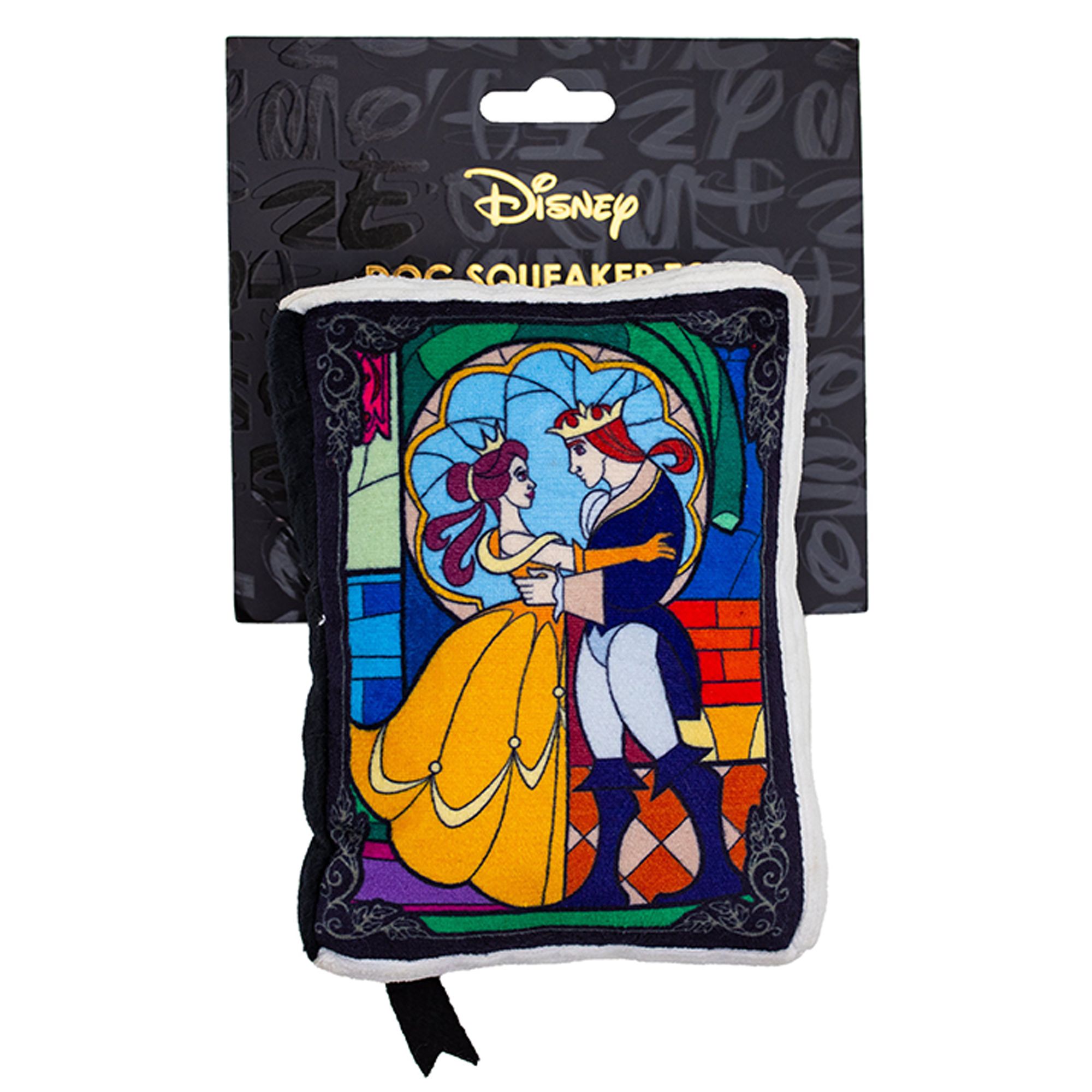 Buckle-Down Beauty and the Beast Book Plush Dog Toy