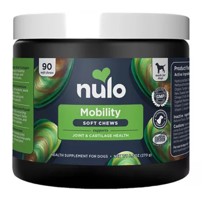 Product  Nulo Functional Dog Joint & Mobility Supplement, with MSM, Hydrolyzed Beef Collagen and Omega-3