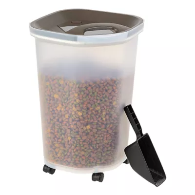 Product IRIS, Premium Airtight Container Pet Food Storage with Scoop, Holds 25lbs