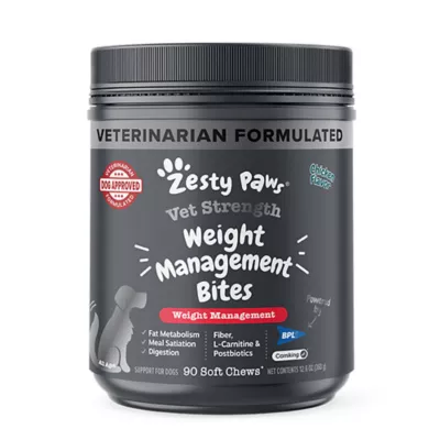 Product Zesty Paws Vet Strength Weight Management Bites for Dogs, Chicken, 90 Count