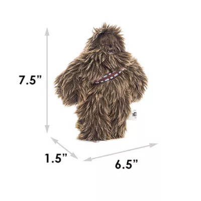 Product Buckle-Down STAR WARS Furry Chewbacca Plush Dog Toy