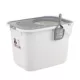 Product Litter Genie, Top Entry Cat Litter Box with Scoop, White/Gray