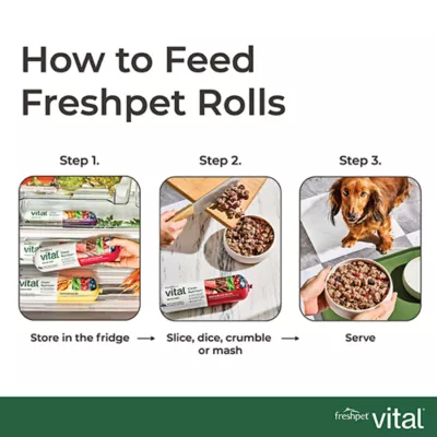 Product Freshpet Vital Fresh Dog Food - Chicken Recipe with Peas, Carrots, & Brown Rice