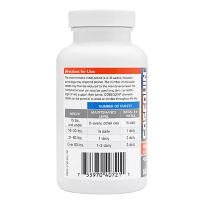 Product Nutramax Cosequin DS with MSM for Dogs, 60 Chewable Tablets