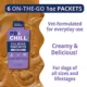 Product Under The Weather PB & Chill Calming Peanut Butter for Dogs, (6 pack) 1oz packets