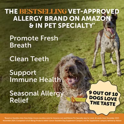 Product Pet Honesty Allergy Support Fresh Sticks for Dogs, Pumpkin Peanut Butter Flavored, 30 Count