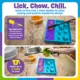 Product Brightkins Square Slow Feeder Lick Mat