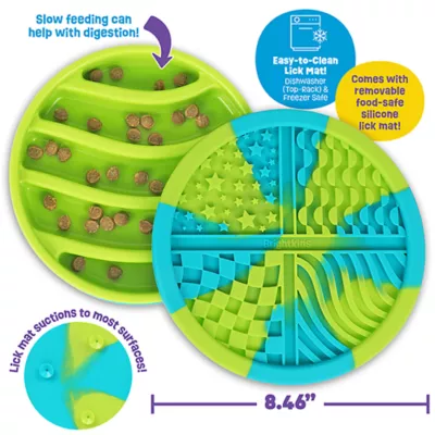 Product Brightkins Circle Slow Feeder Lick Mat