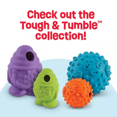 Product Brightkins Tough & Tumble Treat Dispenser Pufferfish