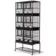 Product Prevue Pet Products Hamilton Deluxe 3-Stack Divided Breeder Cage with Stand