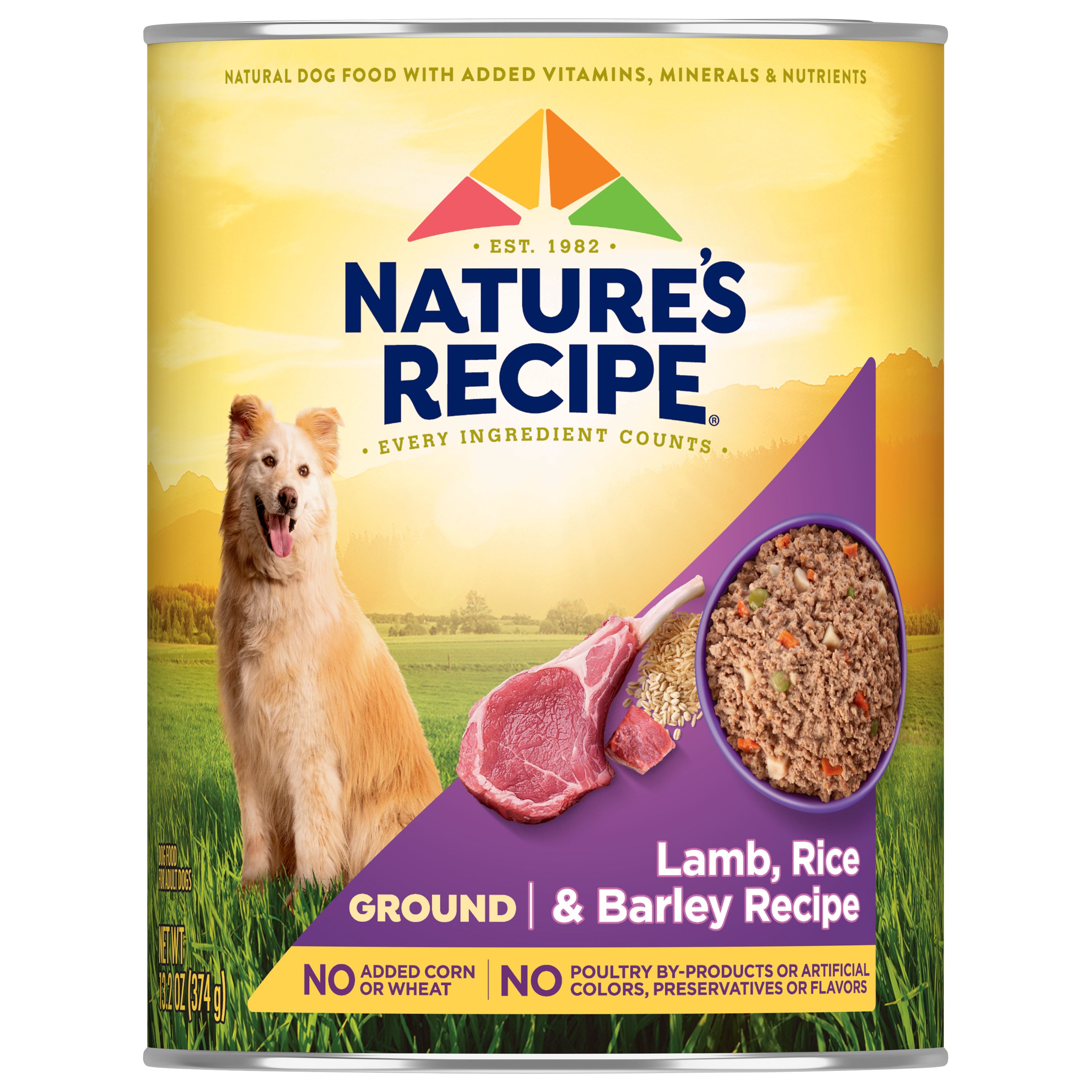 Nature's recipe senior lamb and clearance rice