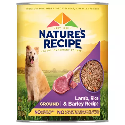 Product Nature's Recipe Adult Wet Dog Food - Lamb, Rice, Barley