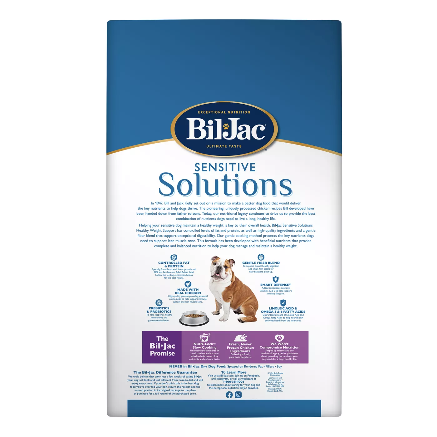 Bil Jac Reduced Fat Formula Adult Dry Dog Food