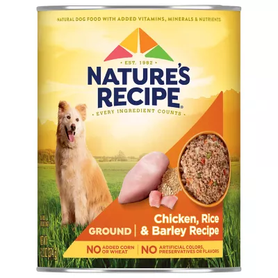 Nature s Recipe Adult Wet Dog Food Chicken Rice Barley