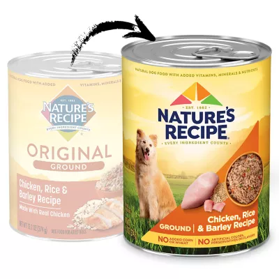 Product Nature's Recipe Adult Wet Dog Food - Chicken, Rice, Barley