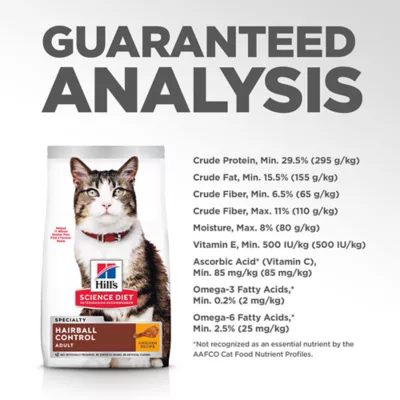Product Hill's® Science Diet® Hairball Control Adult Dry Cat Food - Chicken