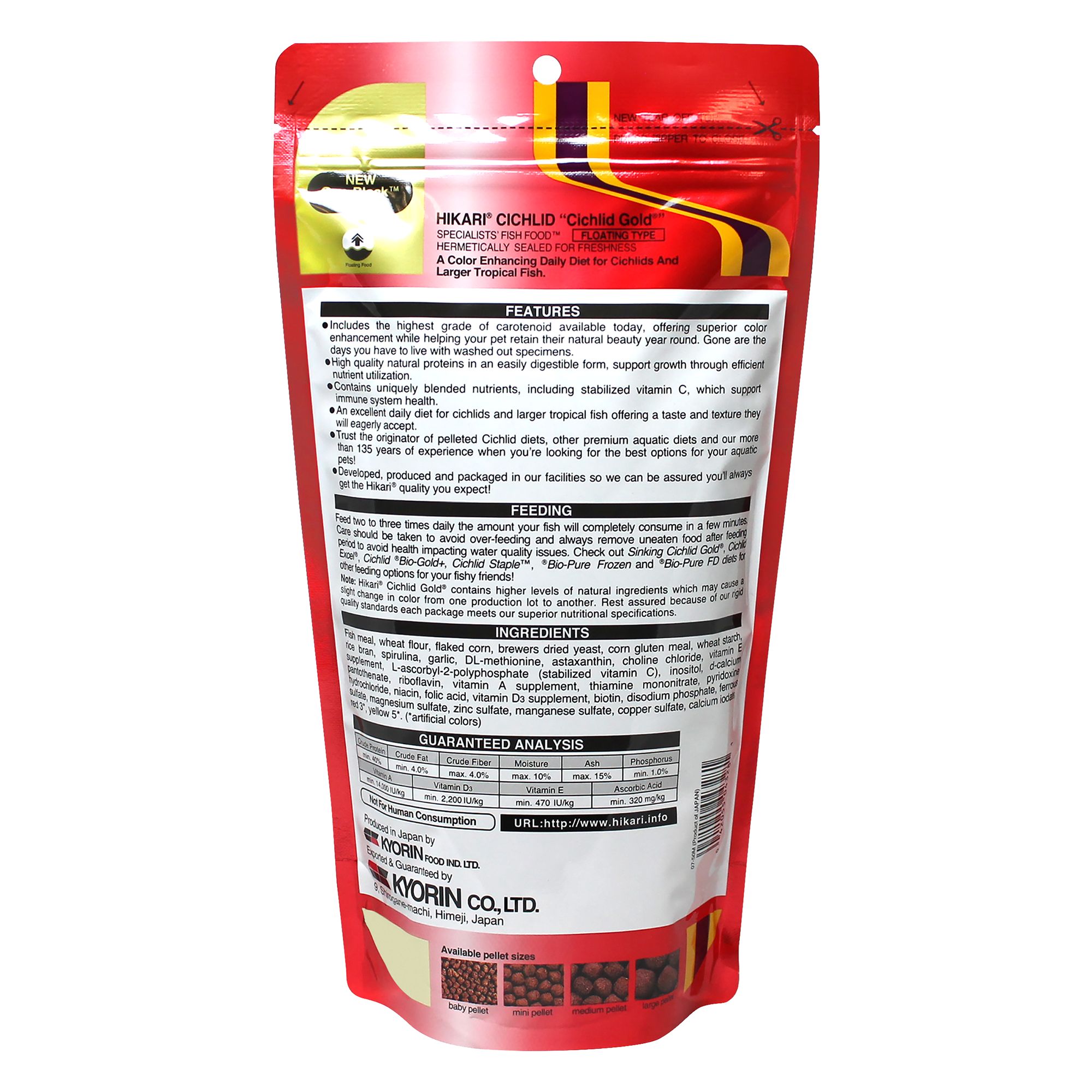 Hikari® Cichlid Gold® Fish Food - thumbnail 2