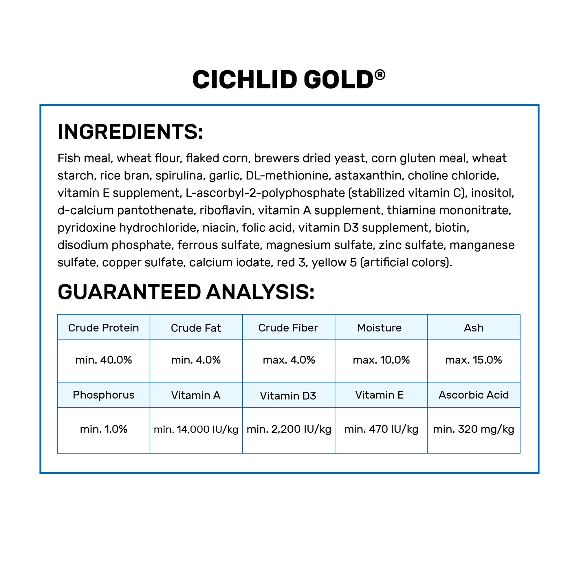 Hikari® Cichlid Gold® Fish Food - thumbnail 4