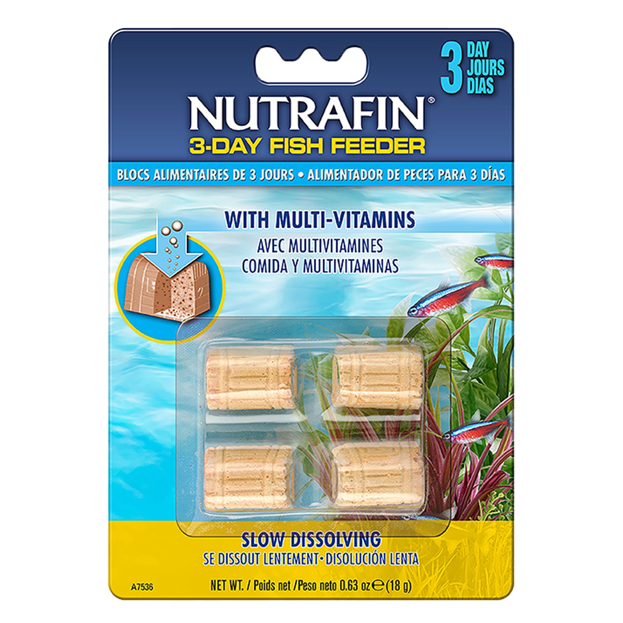 Nutrafin® Basix 3 Day Fish Feeder fish Food PetSmart