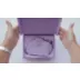 Barkly Lilac Retractable Dog Leash with Built-In 130 dB Safety Alarm & LED Strobe video thumbnail 5
