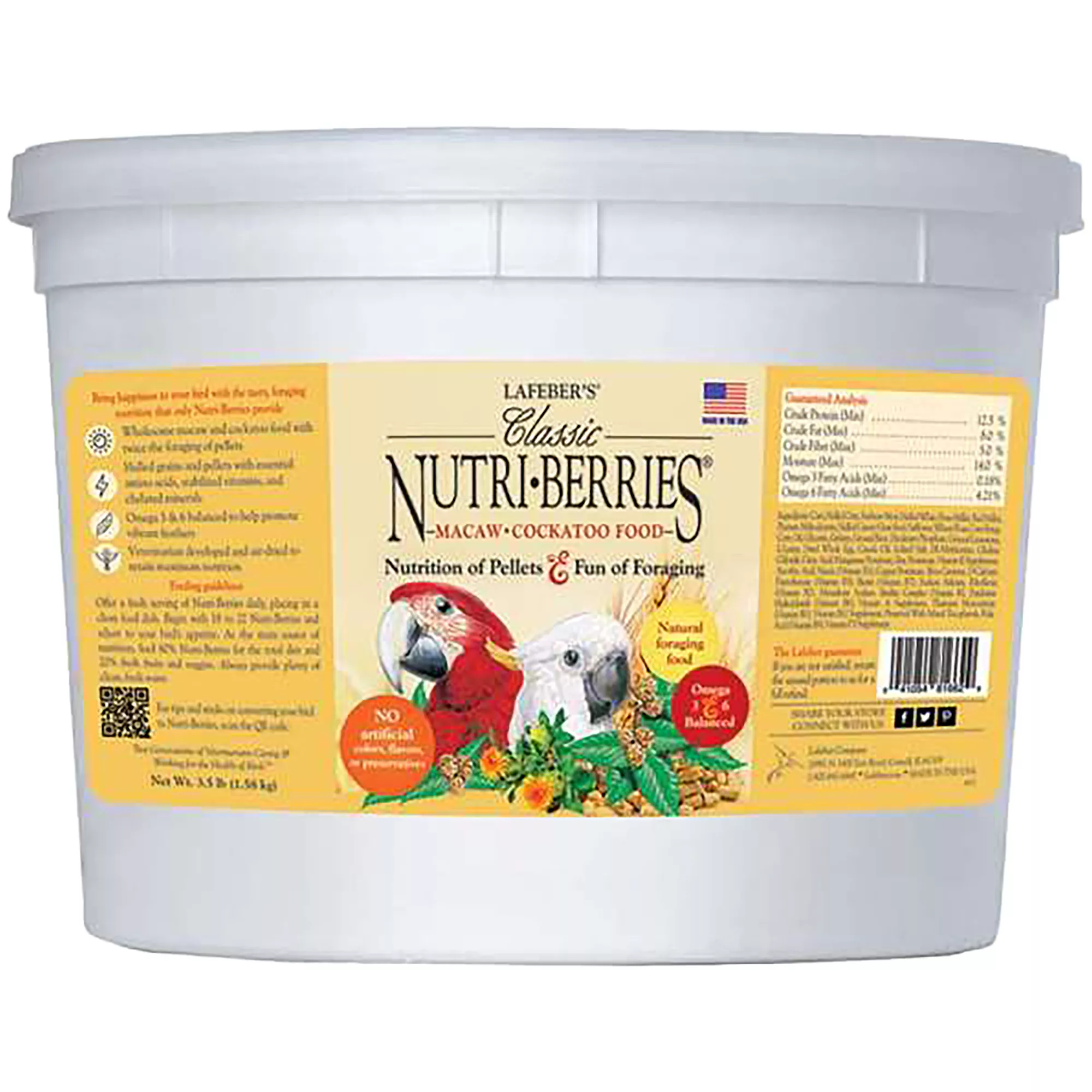 Lafeber's® Nutri-Berries Macaw and Cockatoo Food