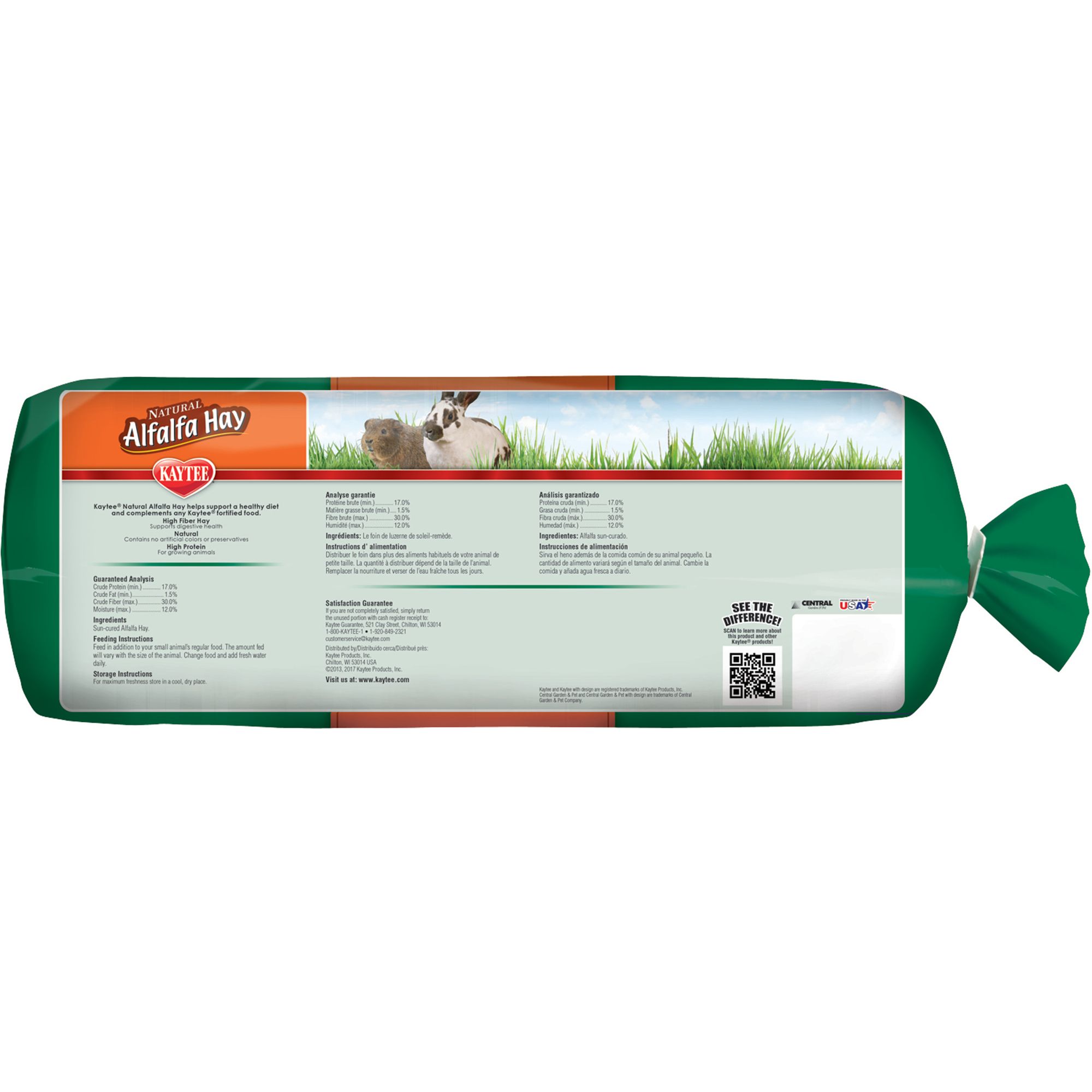 KAYTEE® All Natural Alfalfa Hay Mini Bale - thumbnail 2