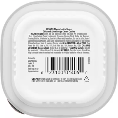 Product Cesar® Classics  Adult Wet Dog Food - Loaf, 3.5 Oz.