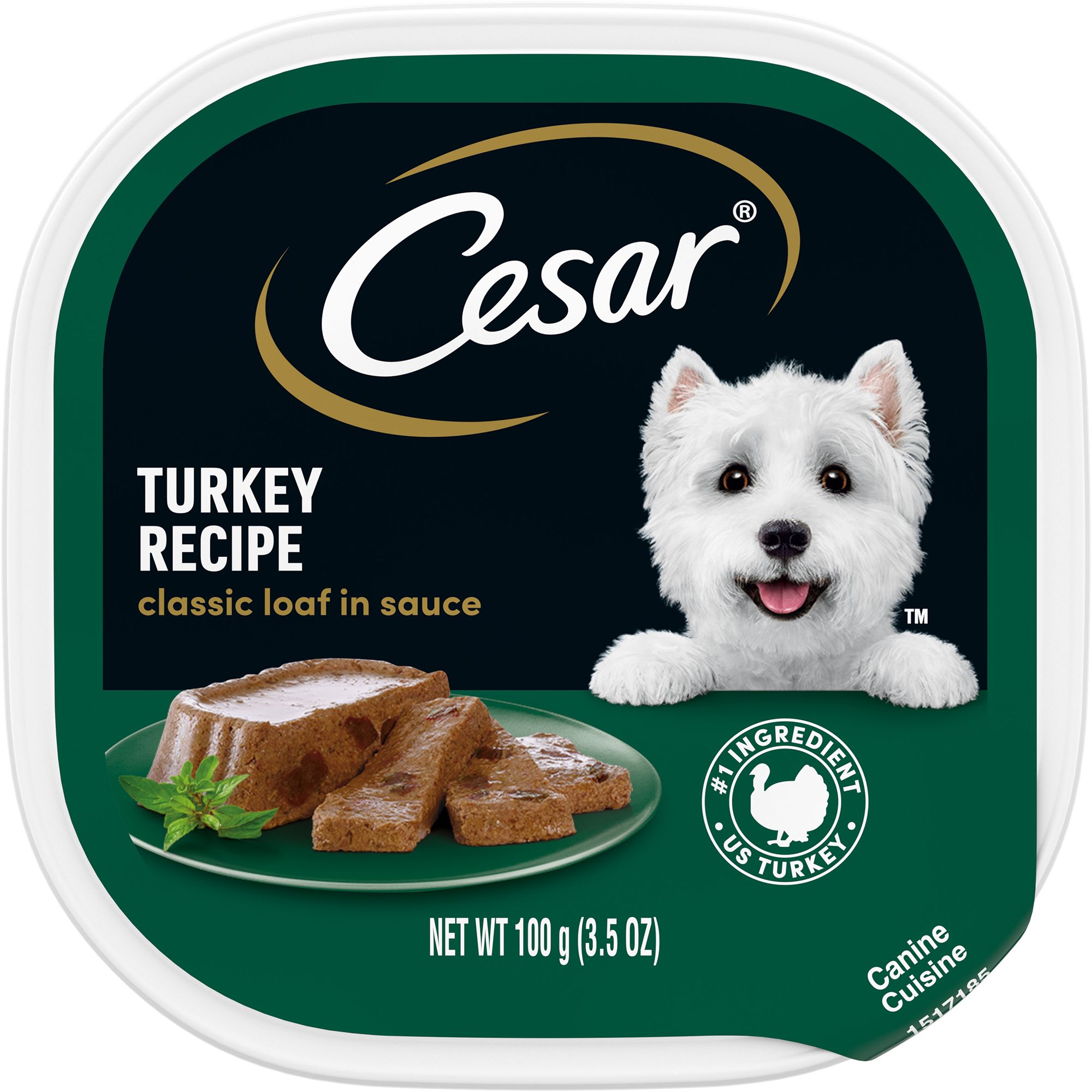 Cesar Turkey in Sauce Wet Dog Food 3.5 oz