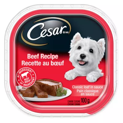 Product Cesar Entrées Classic Loaf in Sauce Adult Dog Wet Food - Beef