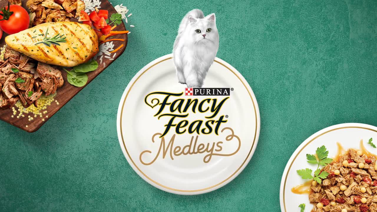 Fancy Feast Medleys Adult Cat Wet Food Primavera Collection Variety Pack 12 CT 36 OZ