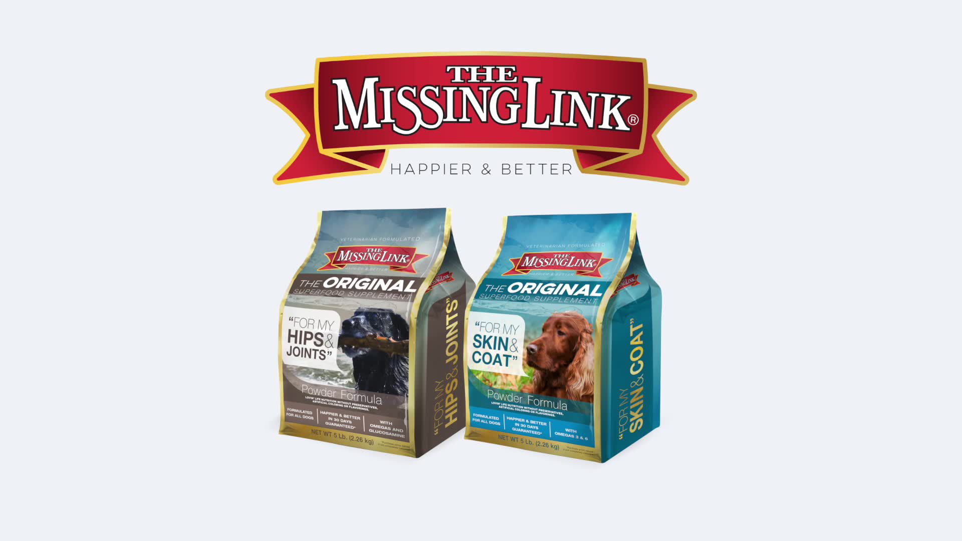 missing link ultimate skin & coat dog supplement