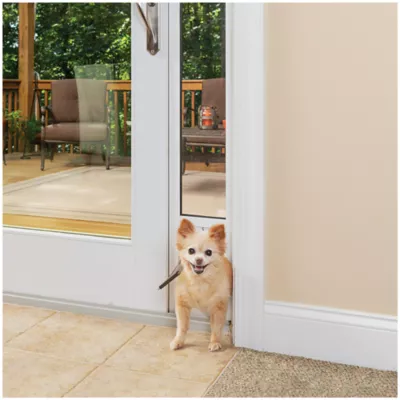 Product PetSafe® 1-Piece Sliding Glass Pet Door - Adjustable Height 75 7/8" to 81" - White