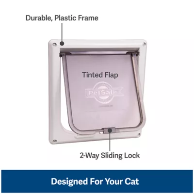 Product PetSafe® Cat Flap: 2-Way Locking - Built-In Lock - Durable - Easy Install - Hardware Kit Included