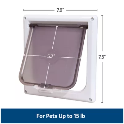 Product PetSafe® Cat Flap: 2-Way Locking - Built-In Lock - Durable - Easy Install - Hardware Kit Included