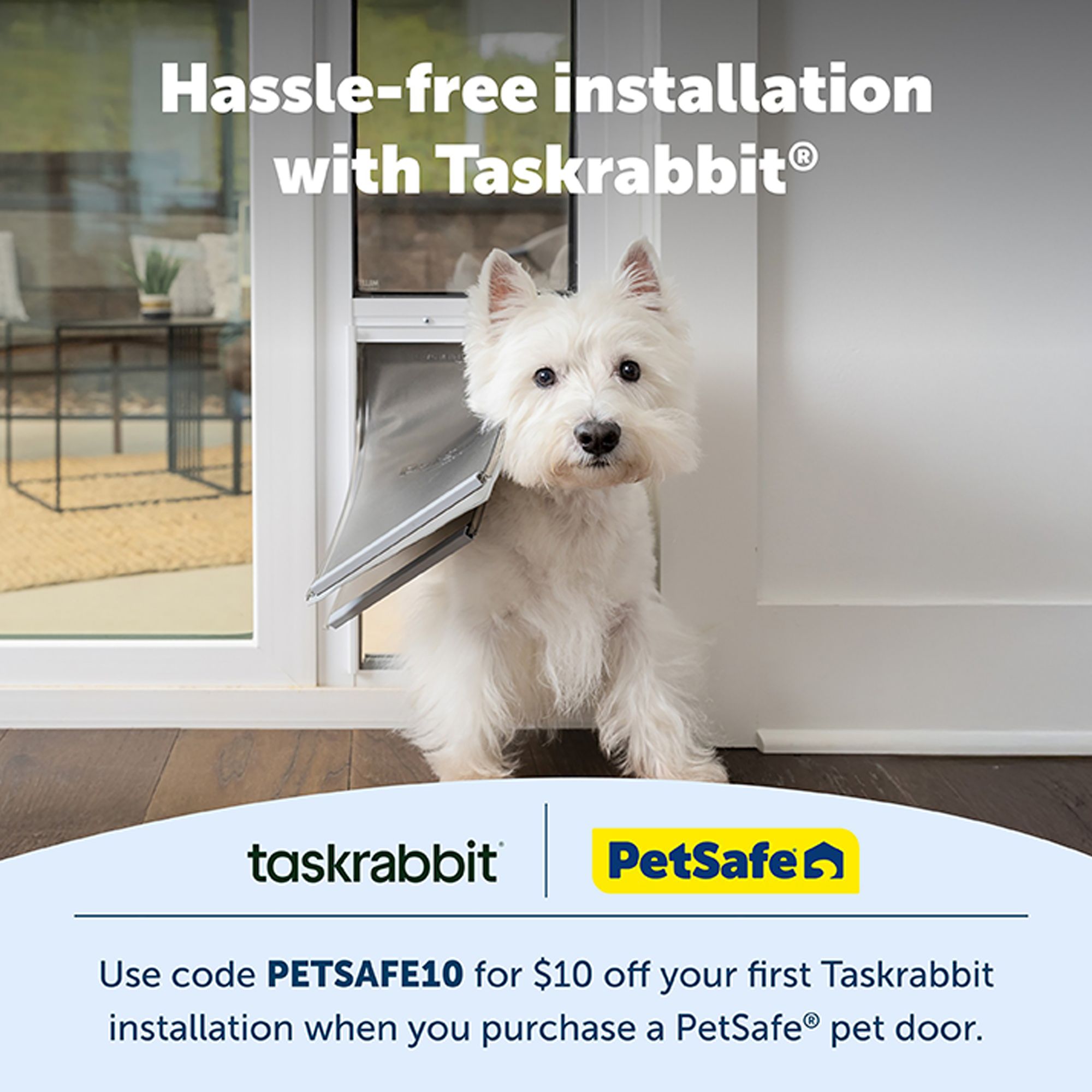 PetSafe®Cat Flap: 2-Way Locking - Built-In Lock - Durable - Easy Install - HardWARE® Kit Included - thumbnail 7