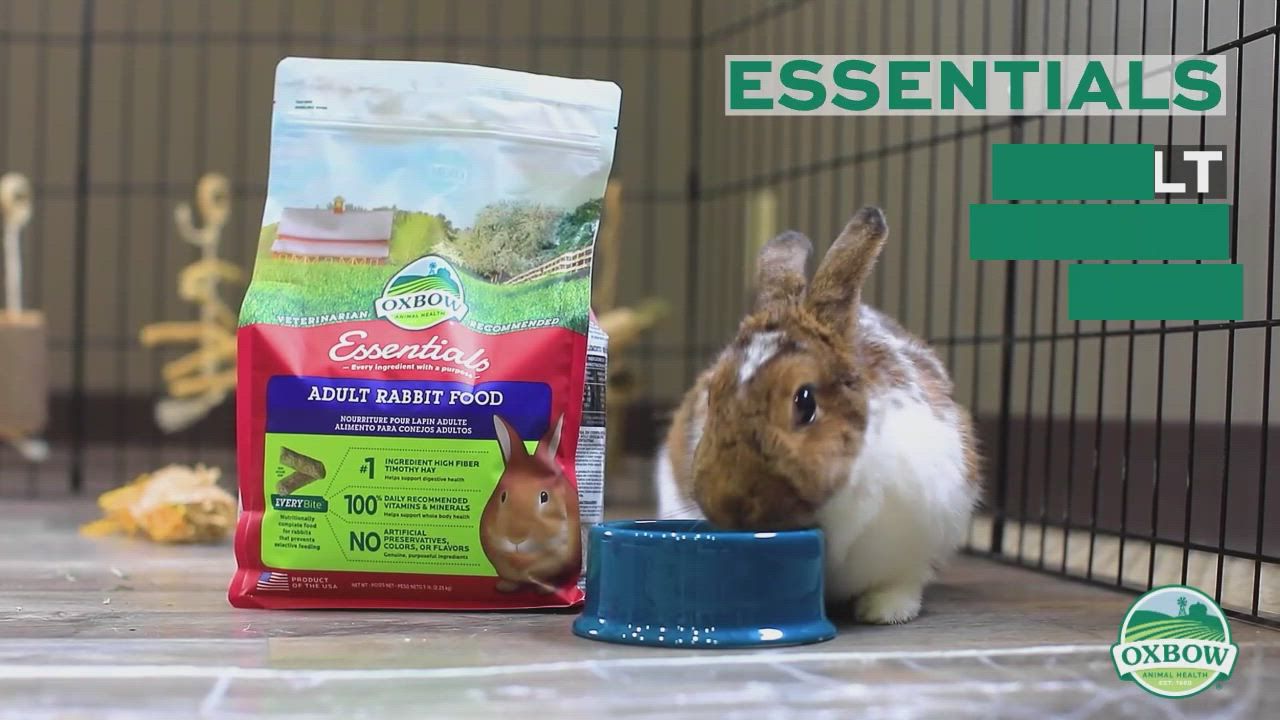 Oxbow Essentials Adult Rabbit Food Pellets - Vitamin & Mineral