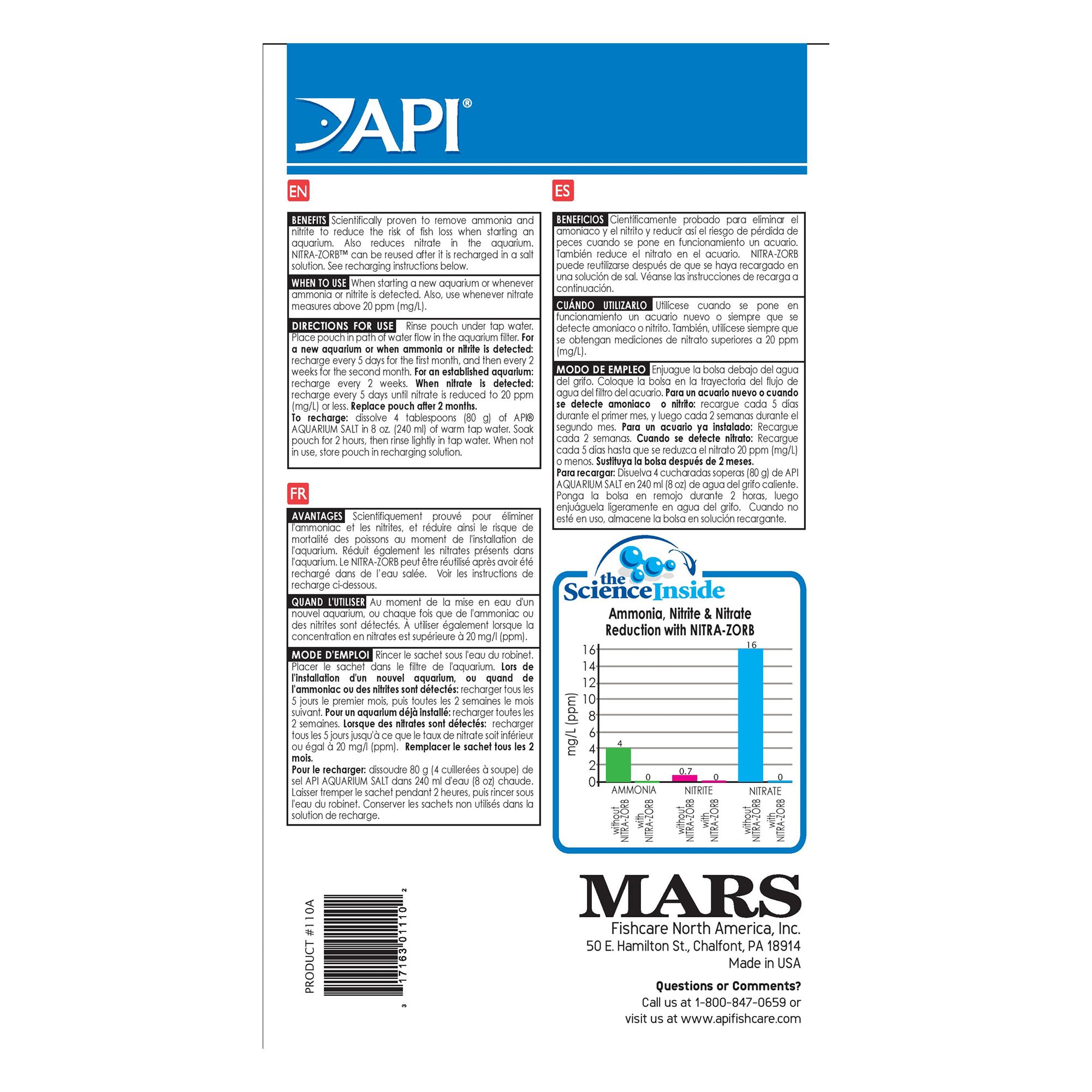 API® Nitra-Zorb Aquarium Filter Media for Fish Tank Filters - thumbnail 2
