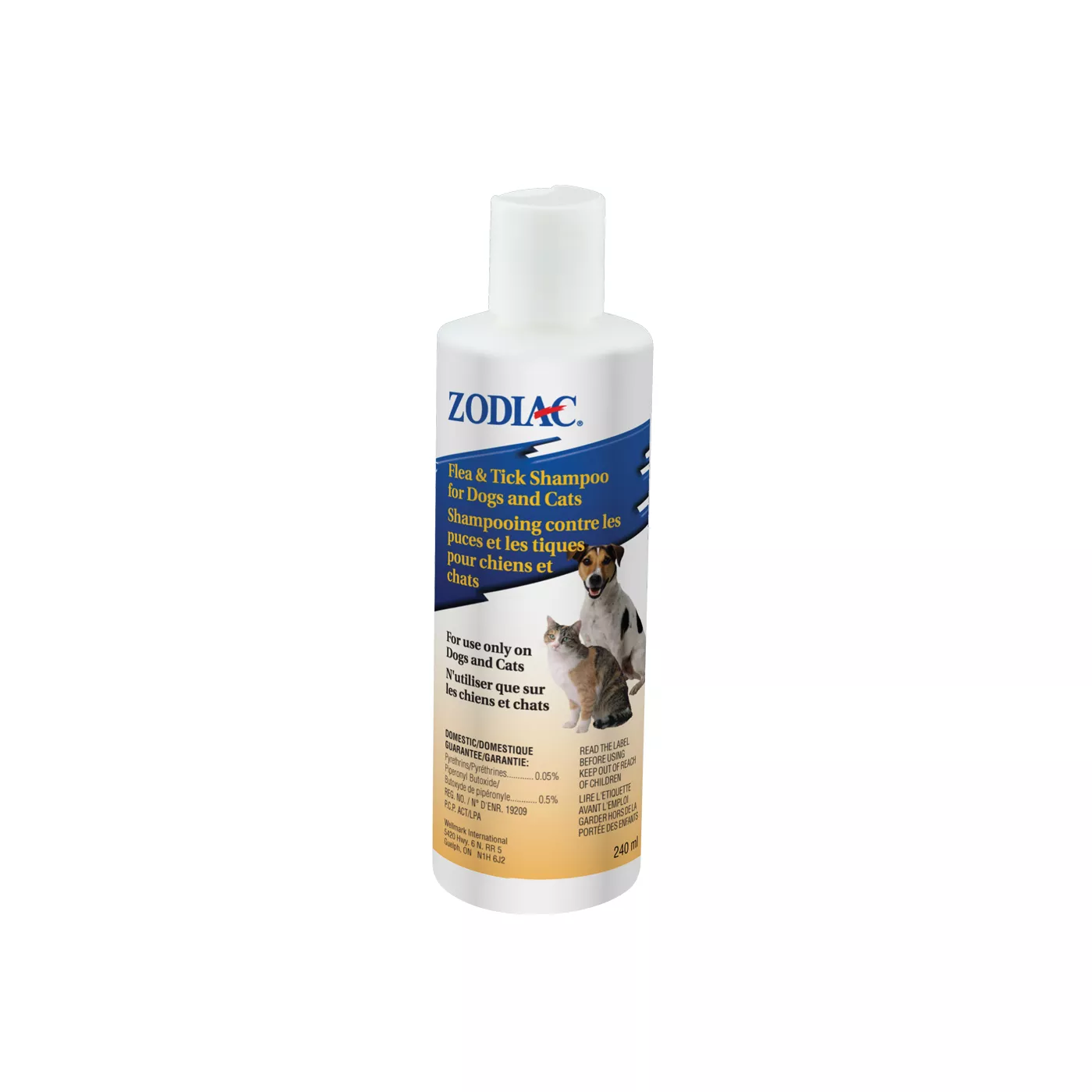 ZODIAC Flea Tick Shampoo for Dogs Cats