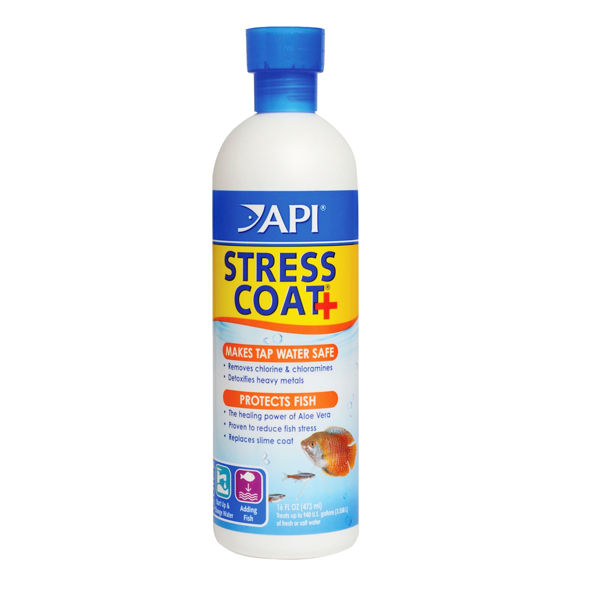 API Stress Coat Tap Water Aquarium Conditioner Size: 16 fl oz