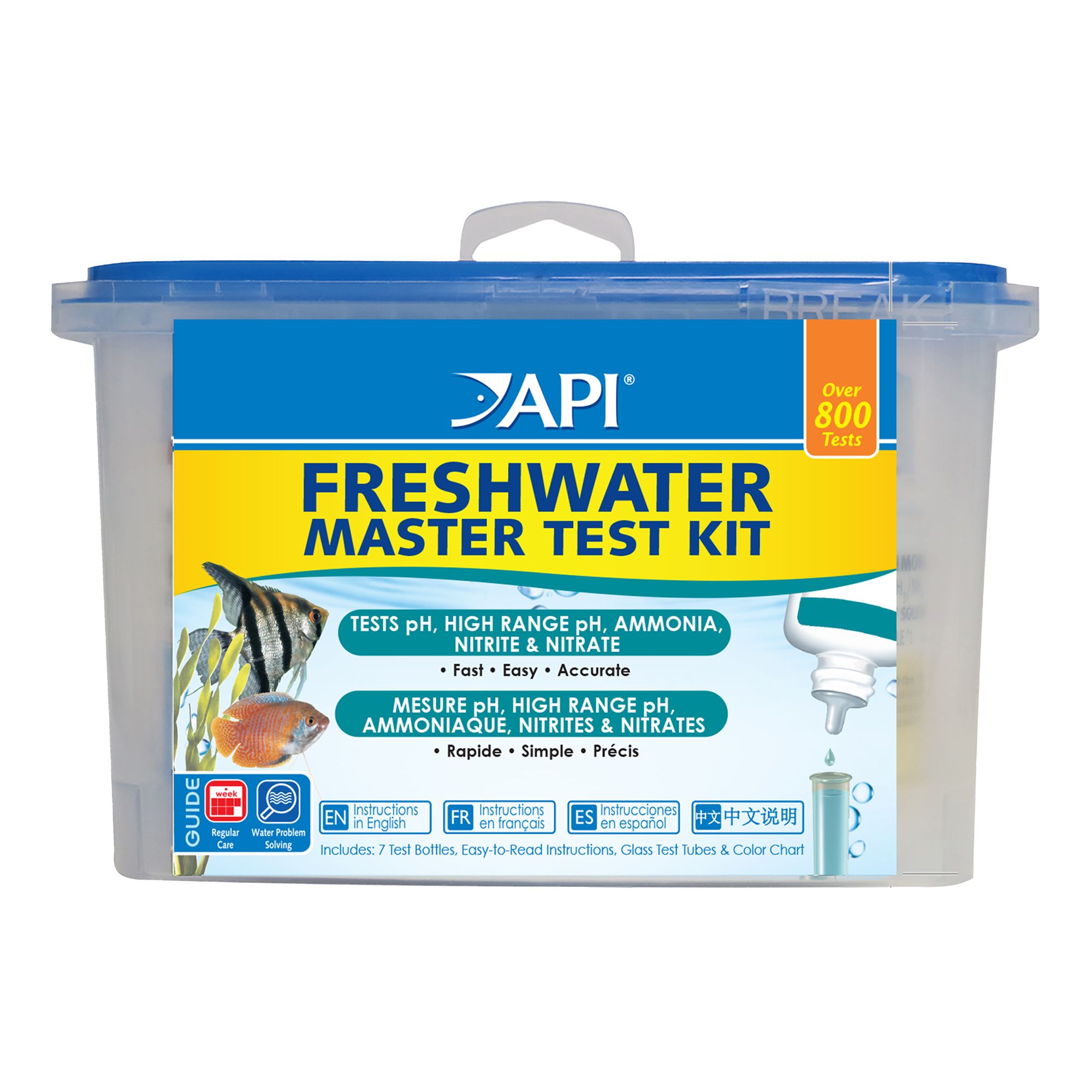 Top Fin® Freshwater Aquarium Master Test Kit, fish Water Quality Testers, PetSmart