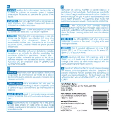 Product API® Aquarium Salt