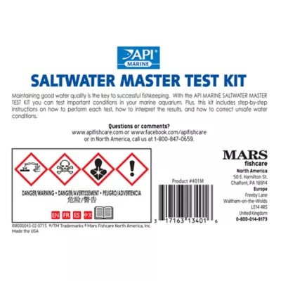 Product API® Saltwater Aquarium Master Test Kit