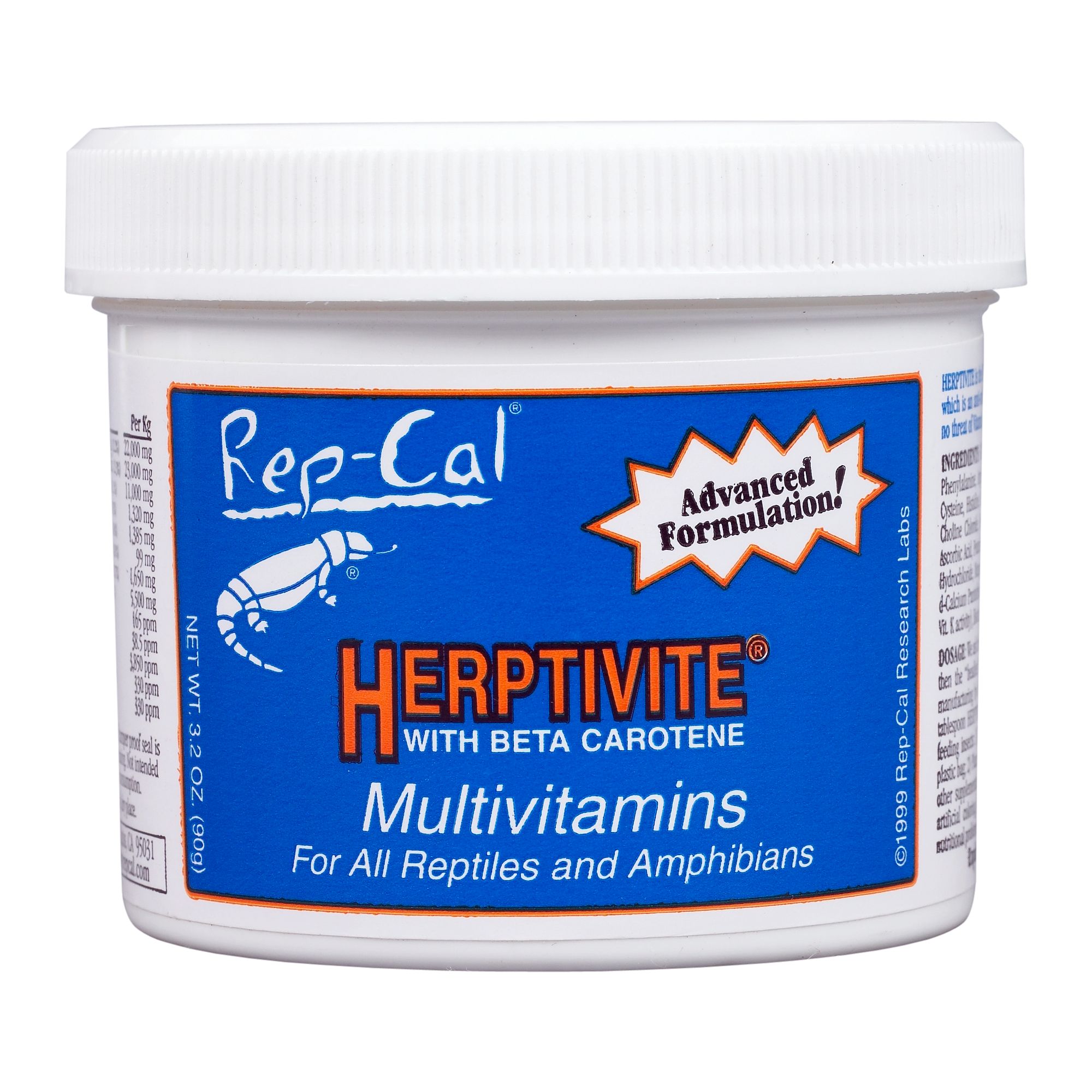 herptivite multivitamin for reptiles and amphibians