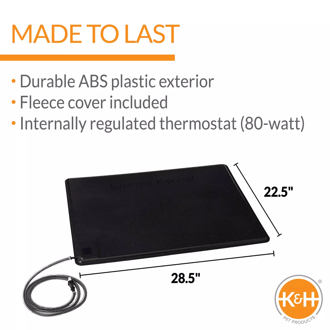 Fashion k&h heated pad